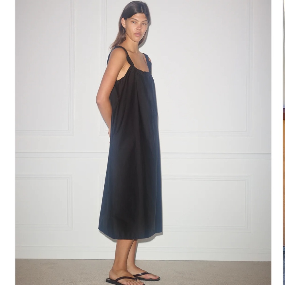 NWT - Sold out online-  paper dress by Deiji Studios in black